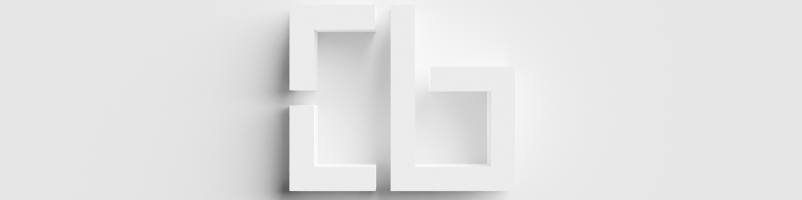 crebase logo 3d simple shadow